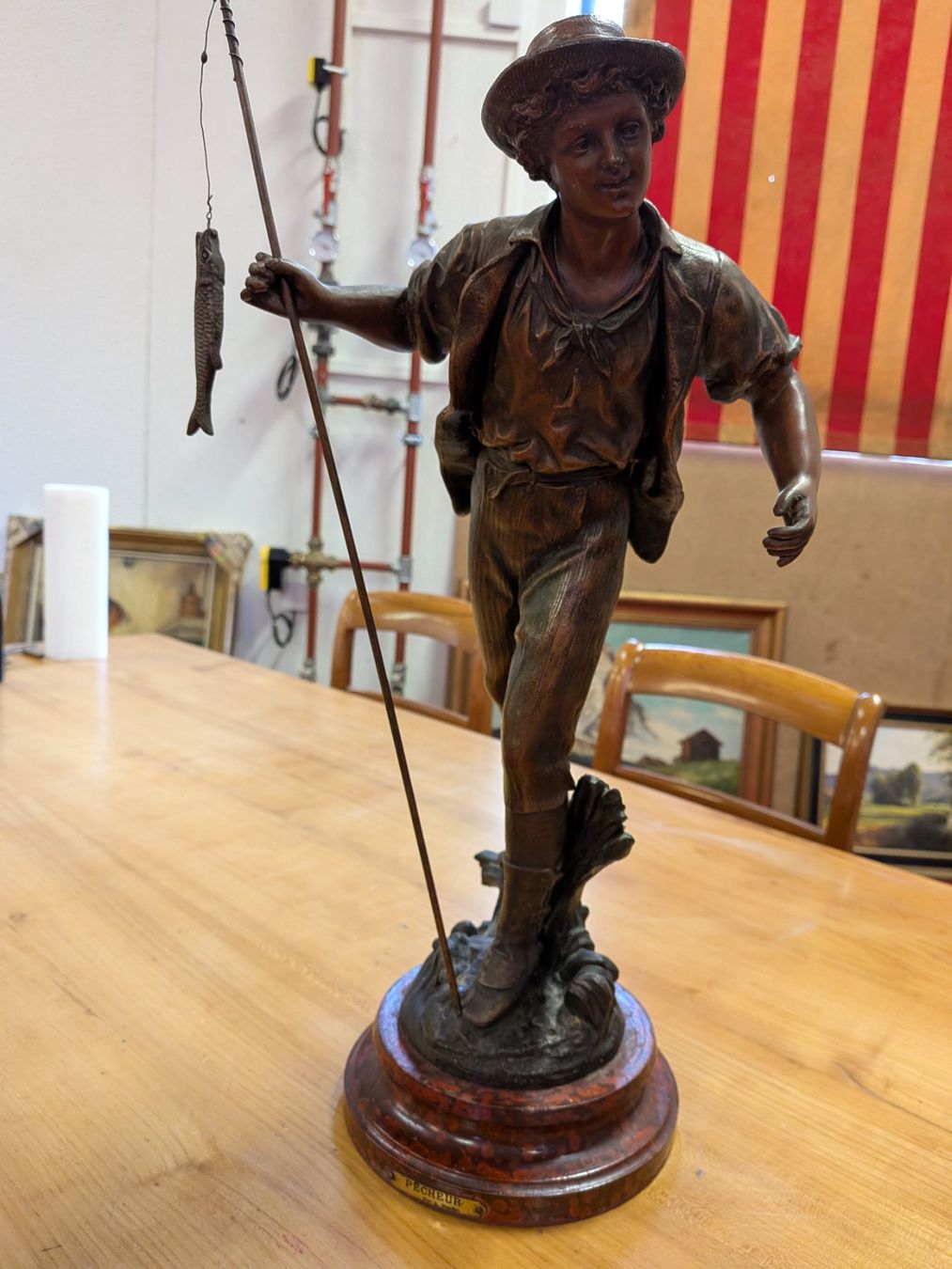Figurines: Bronce Figur "Der Fischer" – D'occasion à Schönenwerd par kybi 6