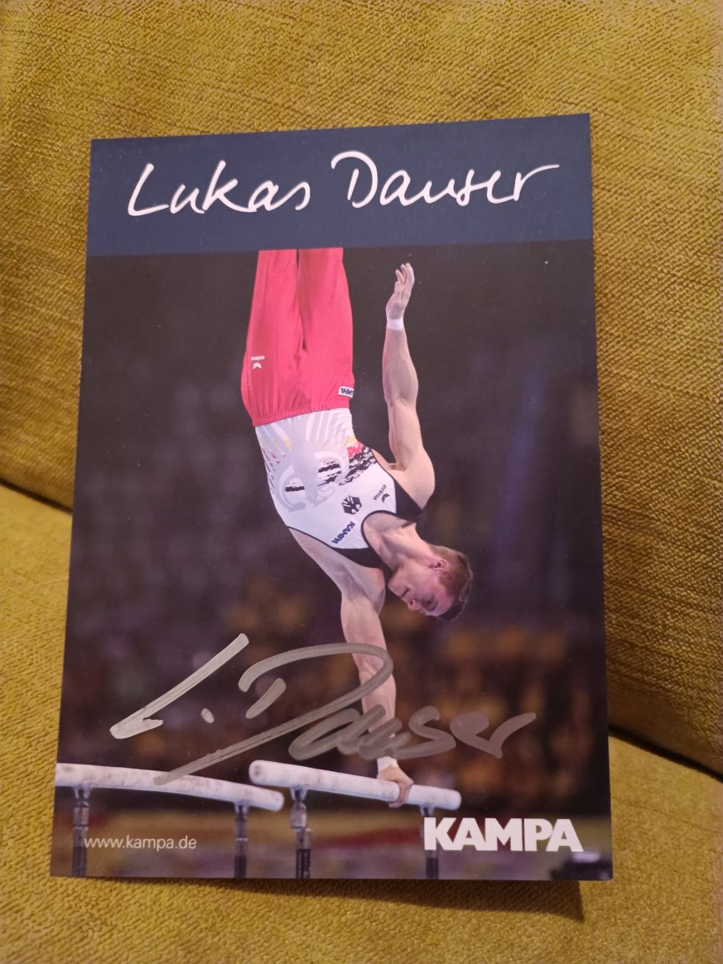 Autografi: Lukas Dauser - Olympia Silber & Weltmeister – Usato da Menziken venduto da Autogramme
