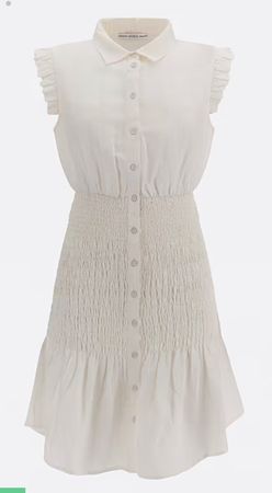 New GUESS Kleid Weiss aus Leinen  M