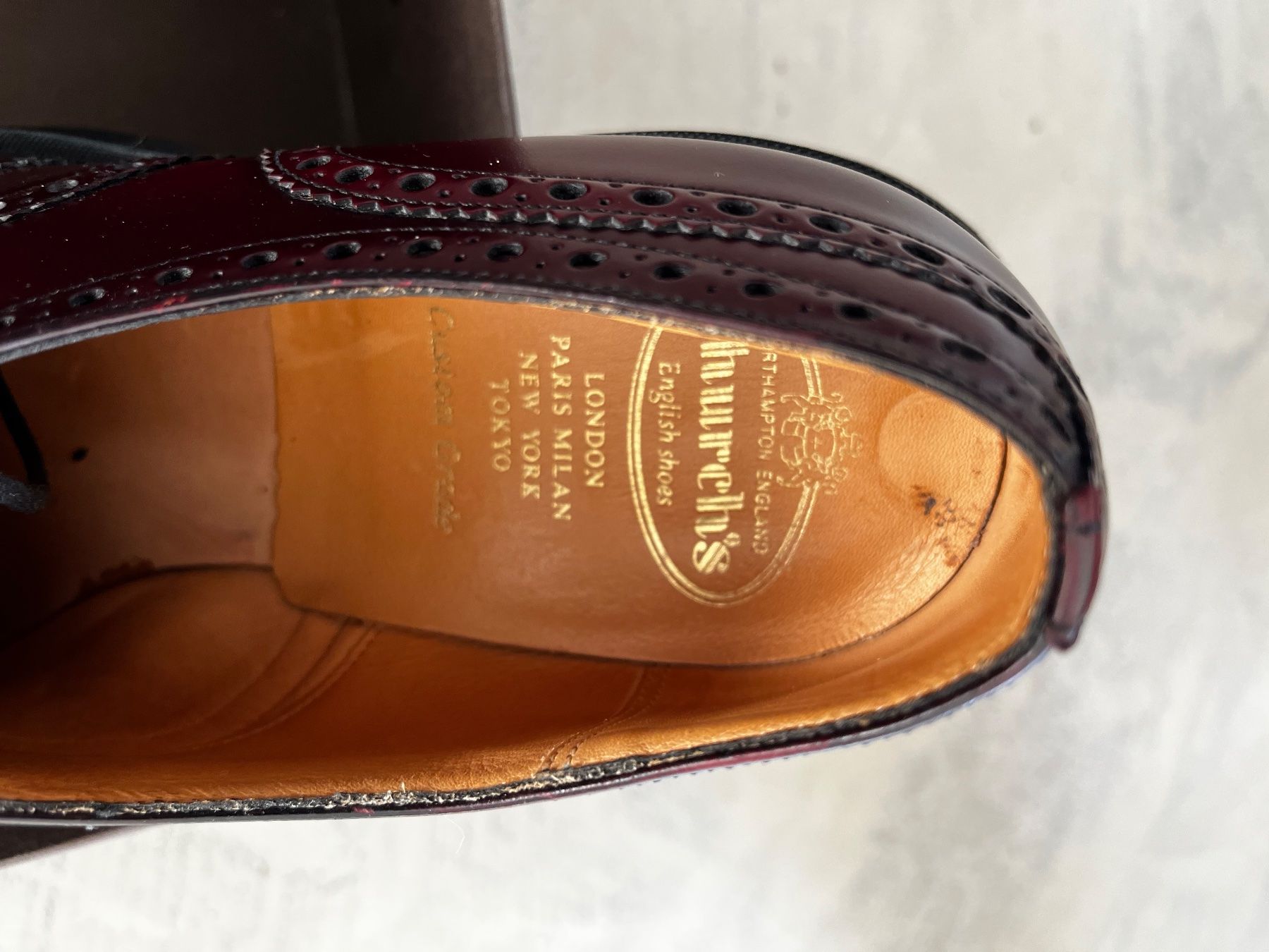 Church's Scarpe da uomo: Church’s derby bordeaux – Usato da Iseo venduto da val_tgk5 5