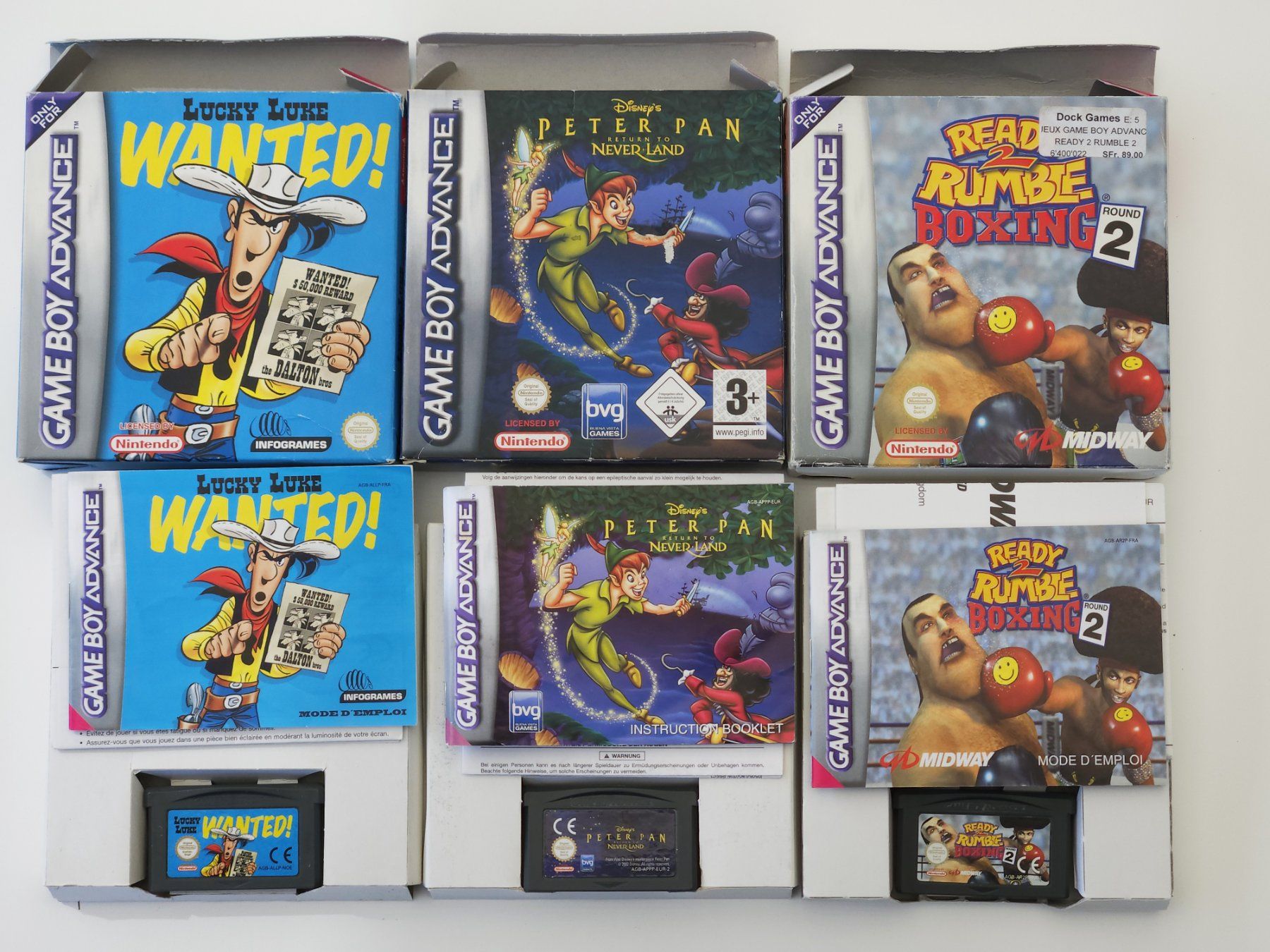 Nintendo Spiele: Sammlung Spiele Game Boy Advance Ref#A – Gebraucht aus Autigny von zel_gvl5 2