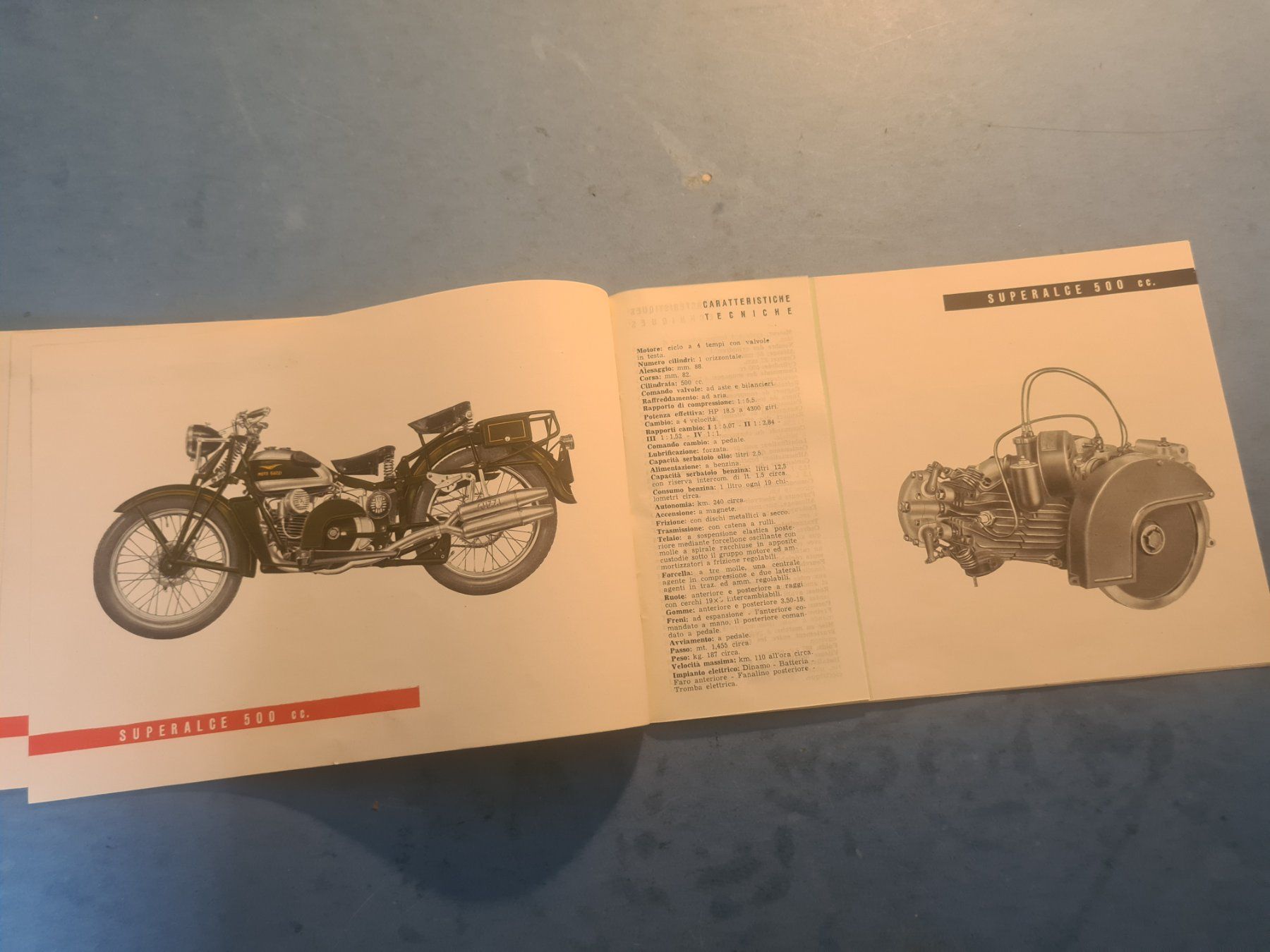 Moto Guzzi Documenti: MOTO GUZZI BROCHURE VINTAGE COLLECTION – Usato da Bellevue venduto da BURGOLMANIA 6