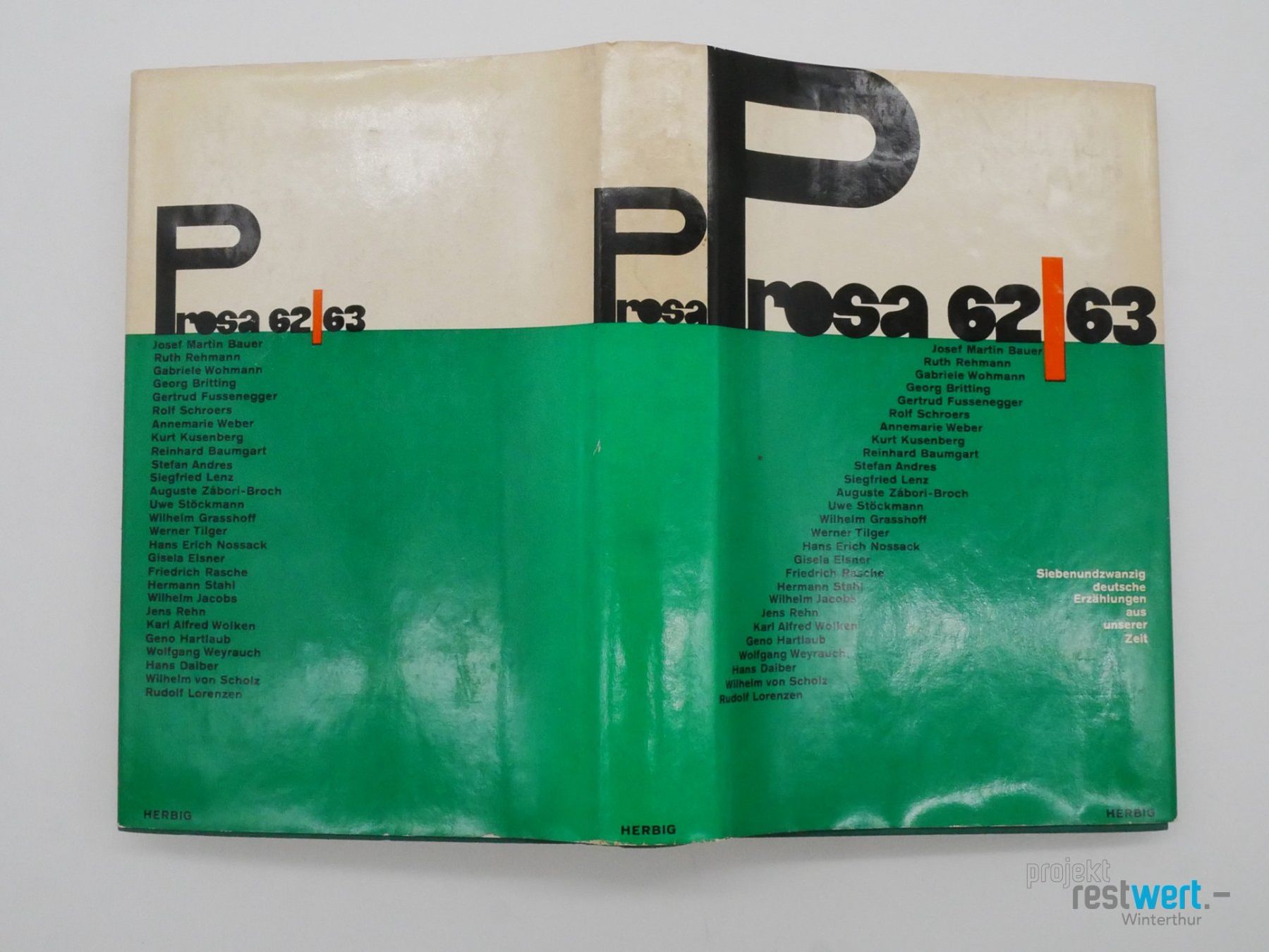 Libri: WALTHER KARSCH Prosa 62/63 – Usato da Winterthur venduto da Restwert_Winterthur 1