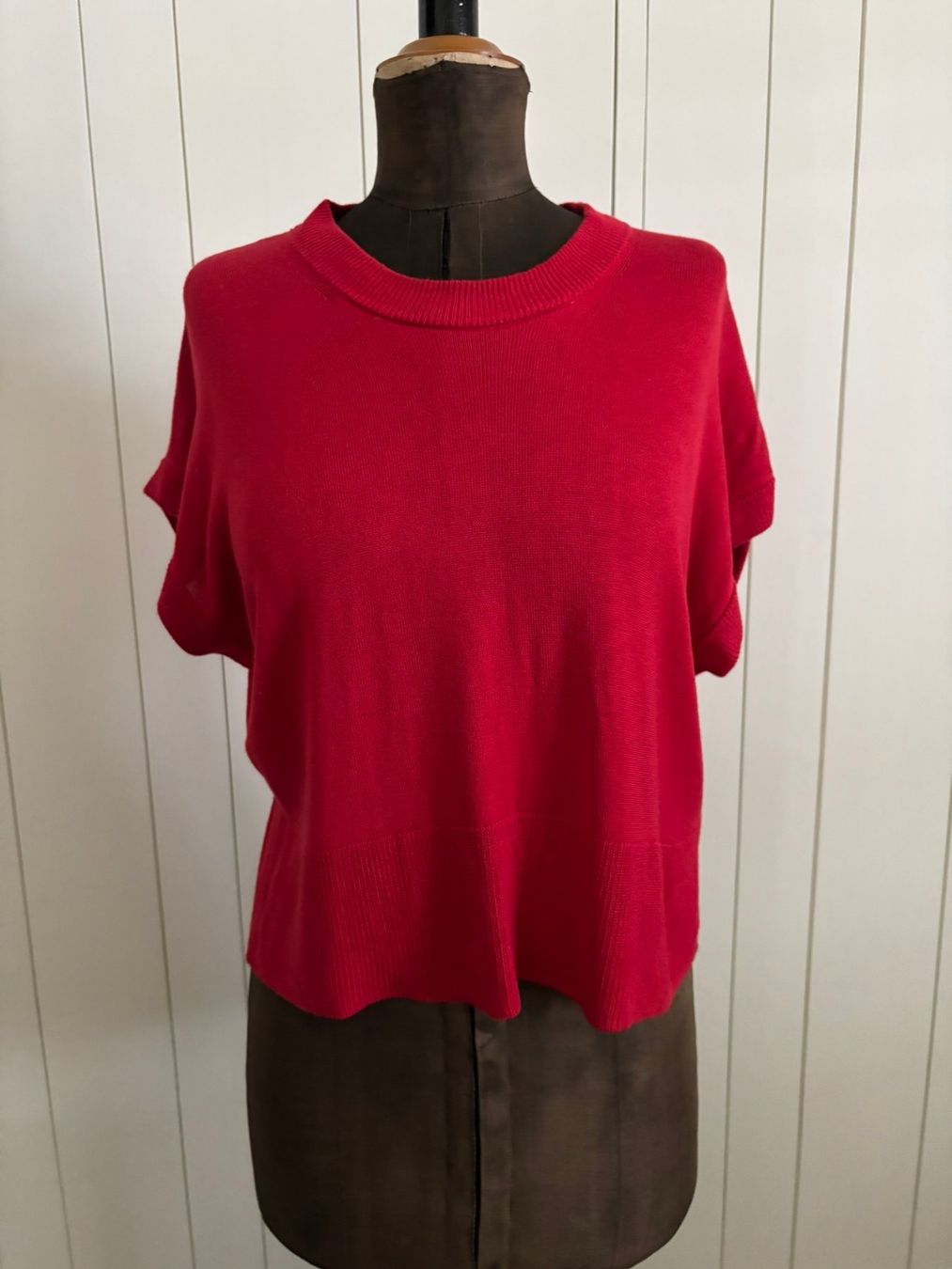Maglioni & Felpe: 2 Stk. chicorée Kurzarm Pullover Shirt rot und blau - L – Nuovo (secondo la descrizione) da Kleinandelfingen venduto da Baba23 1