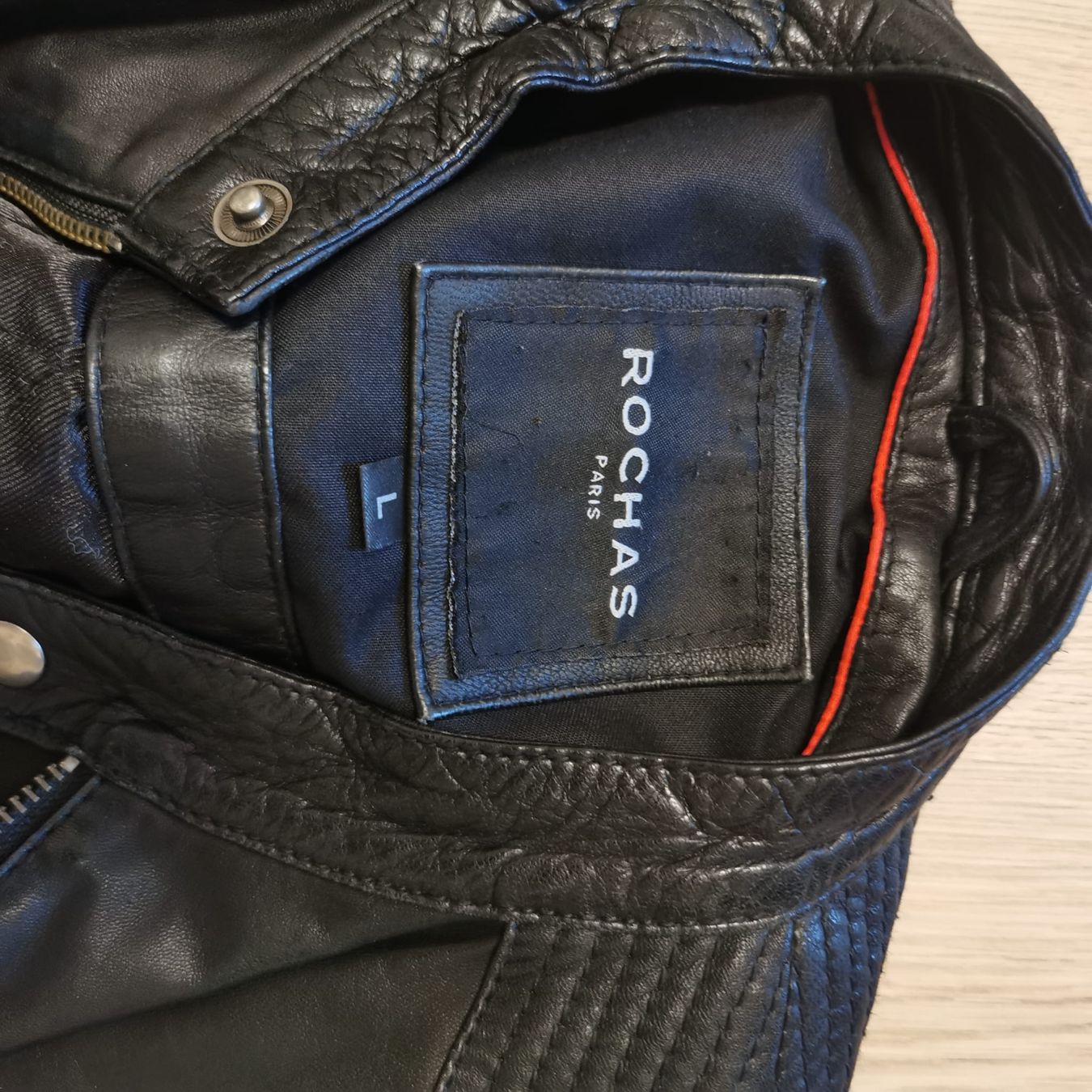 Giacche: Rochas Paris Lederjacke, Schwarz, Grösse L – Usato da Wil SG venduto da tiv_tnb7 2