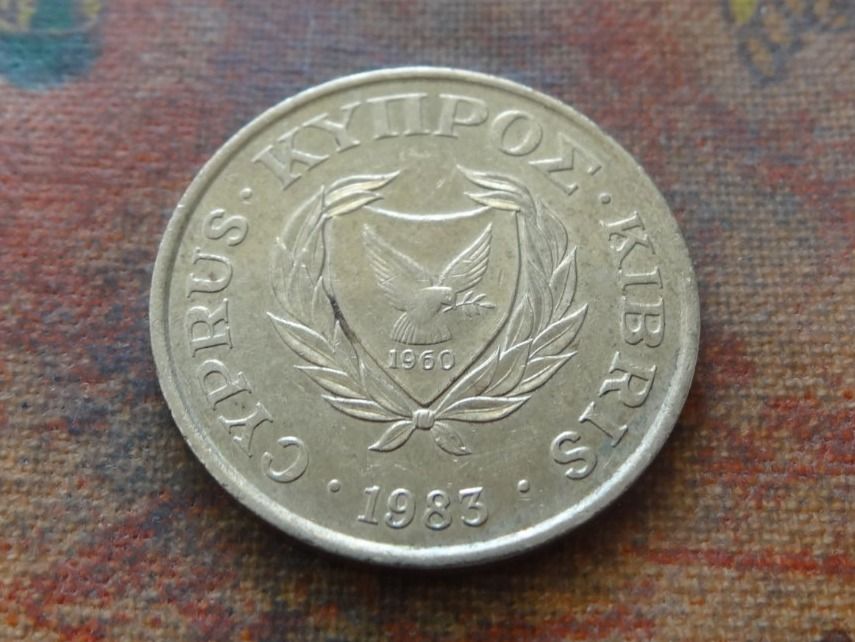 Alle Münzen: CHYPRE  5  Cents  1983 – Gebraucht aus Romanel-sur-Lausanne von Swift13 1