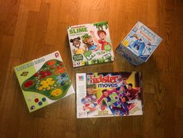4 x Familien Spiele, ab 5/ 8Jahre, Twister Move, cool runnin