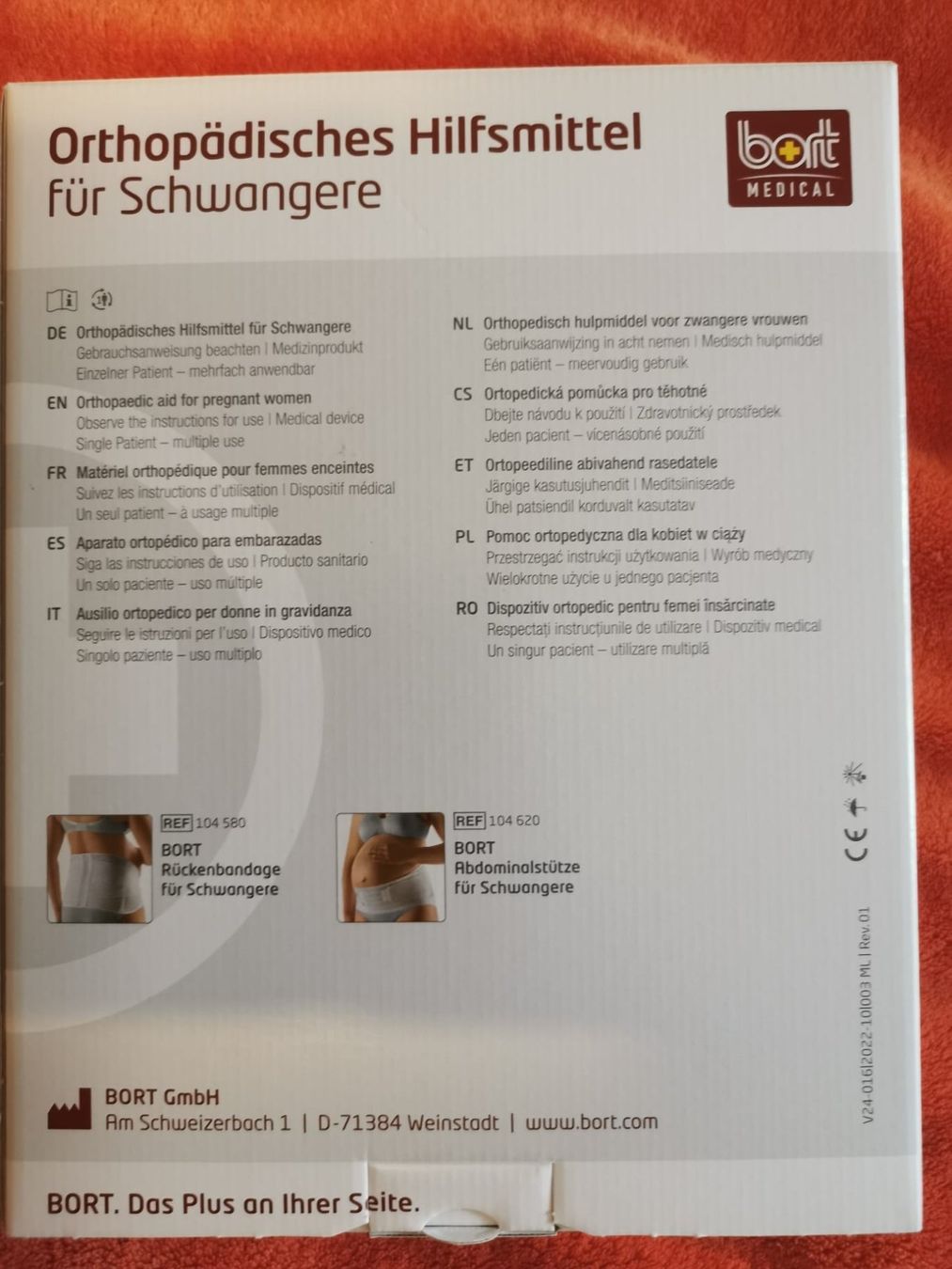Bort Attrezzature mediche: Schwangerschaftsgurt Orthopädisch – Nuovo (secondo la descrizione) da Zufikon venduto da Angi41 1