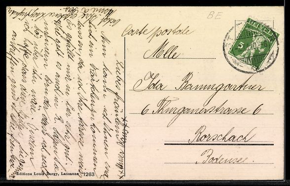 Ansichtskarten: AK St-Imier, Vue générale – Gebraucht aus Berlin von bartko-reher 1