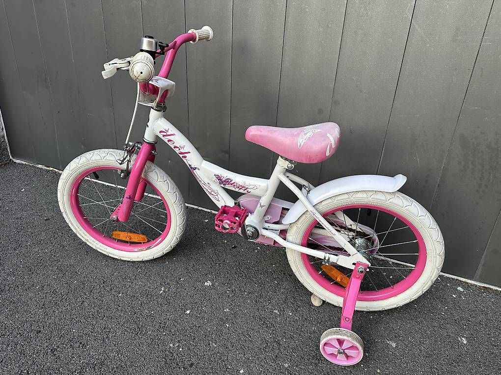 Biciclette: Bicicletta da bambina con rotelle 16  – Usato da Quartino venduto da DiloUsato 3