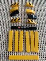 Lego Technik flache mit Sticker 8043 Fliese Fliesen gelb