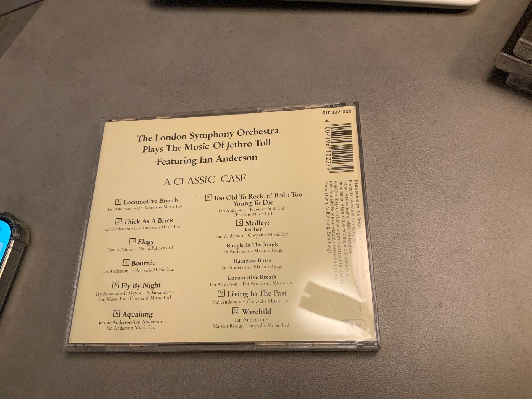 CD: The London Symphony Orchestra, Jethro Tull, CD – Usato da Uster venduto da Macita56 1