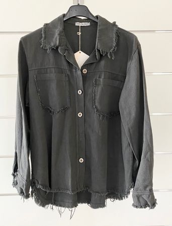 Jeans Hemd Used Style - Grösse ca. 36/38 - NEU