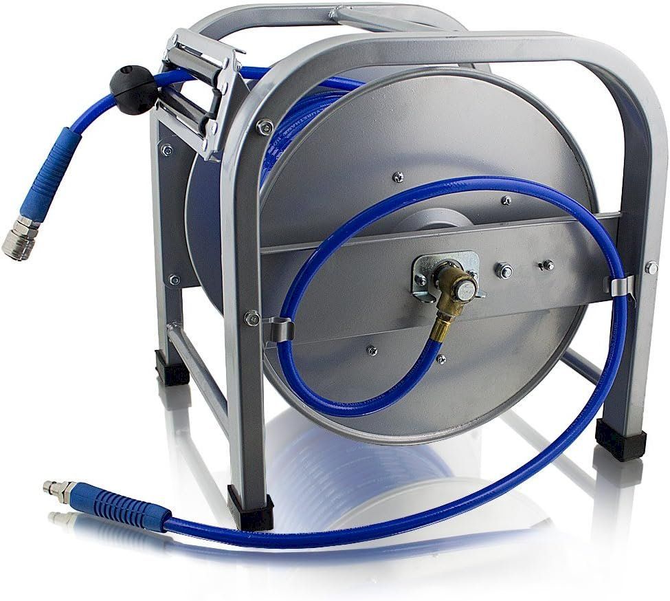 Apparecchi ad aria compressa: BITUXX 30m Druckluft Schlauchtrommel – Nuovo e nell'imballaggio originale da Bottighofen venduto da zaap 1