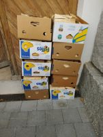 10x Bananenkiste voll Brennholz