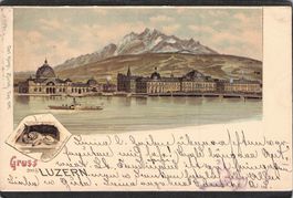 ^Gruss aus Luzern , gel. 1899