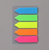 Neon Haftnotizzettel Index 300 Stück Büro Schule Set