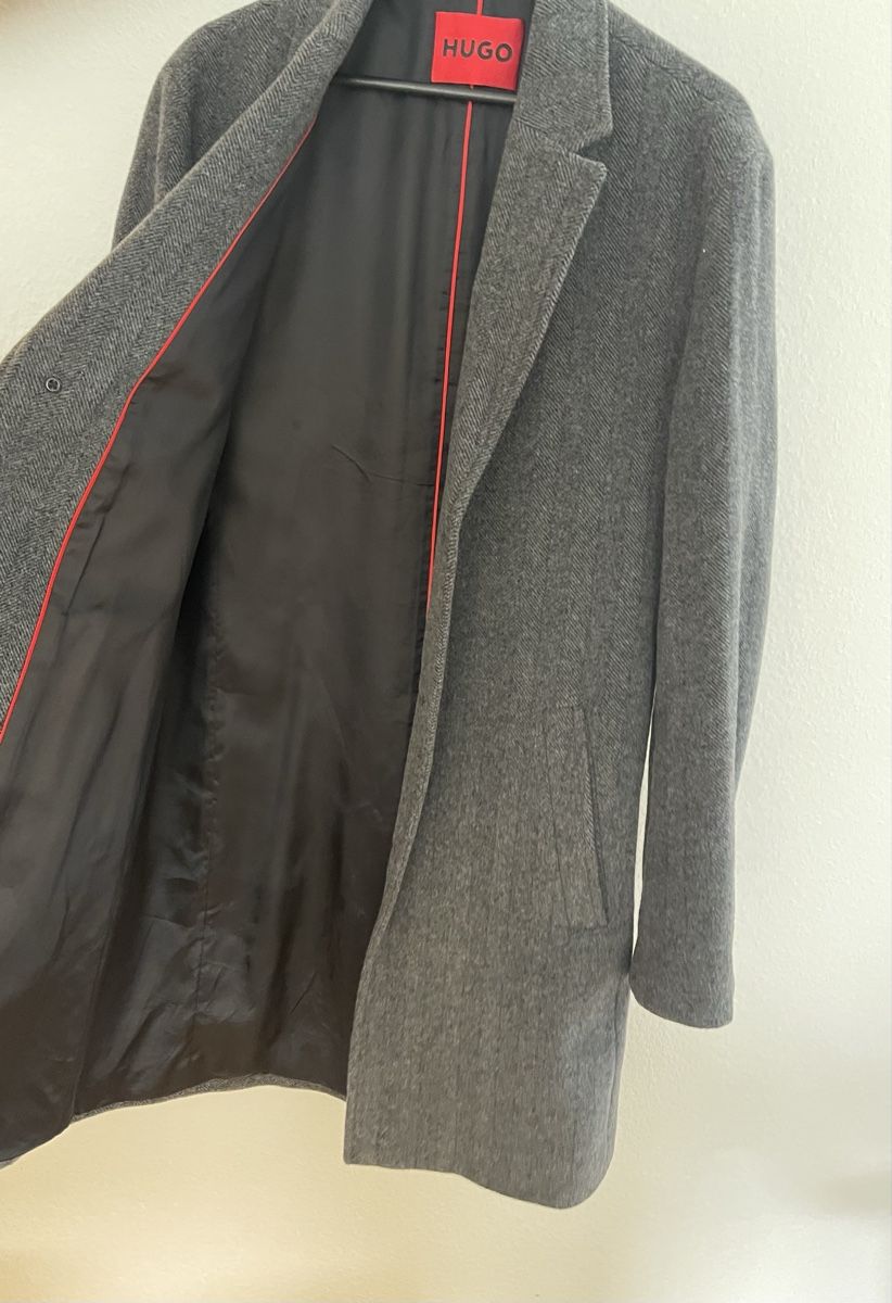 Hugo Boss Cappotti: Hugo Mantel Herren grau Grösse – Usato da Adliswil venduto da fabienne1234567 2