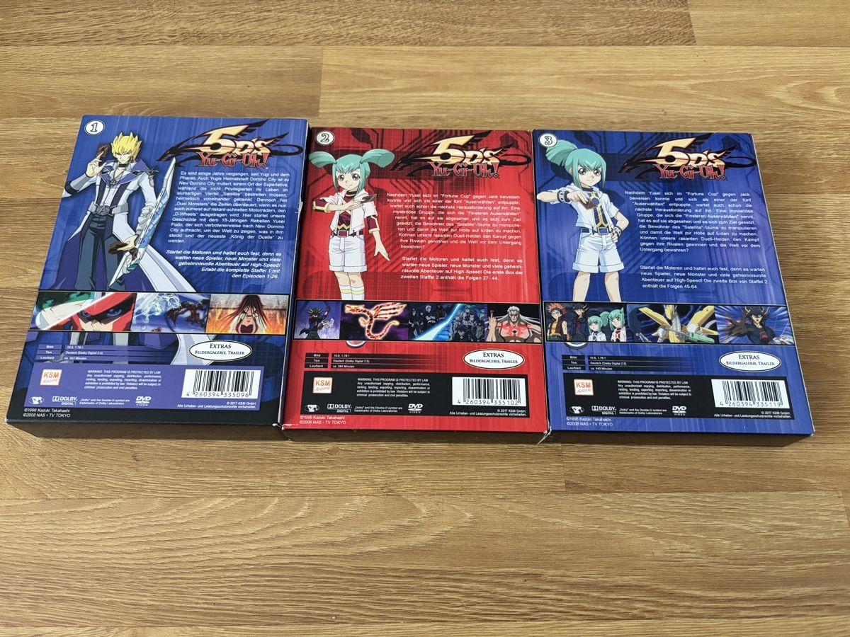 Tutti i DVDs: Yu-Gi-Oh 5ds Staffel 1-2 DVDs – Usato da Luzern venduto da Armastra 1