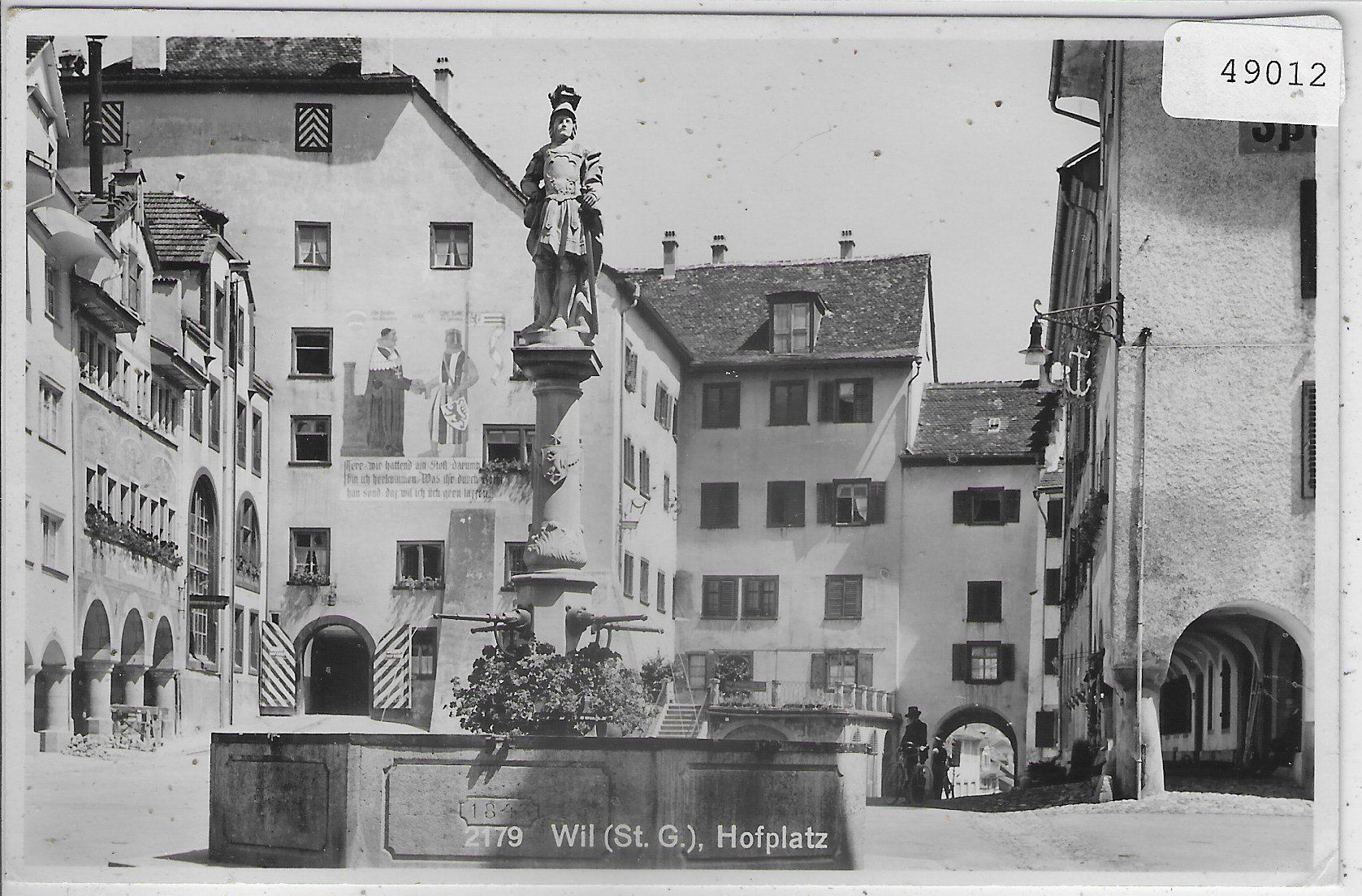 Cartoline postali: Wil SG - Hofplatz – Usato da Ettingen venduto da Kartenplanet