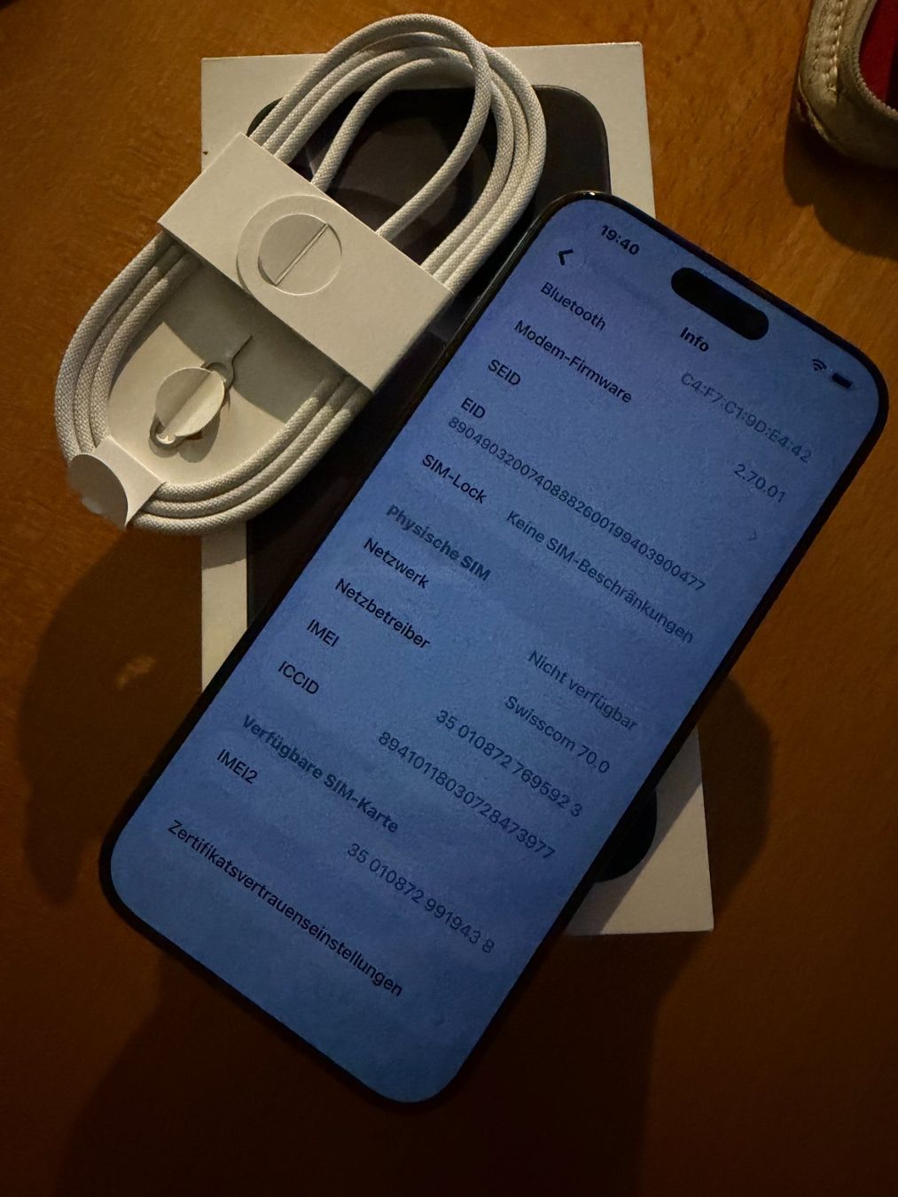 Apple Handys / Smartphones: IPhone 16 Pro Max 256 GB – Gebraucht aus Berg TG von rei_22z6