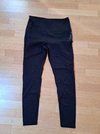 Schwarze Gym Yoga Leggins von Bara - Gr. XXL