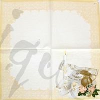 Serviette baby gelb (e45) 2Stk.