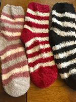 3x Kuschelsocken - flauschig weich-Wohlfühlen- Zeit für Dich