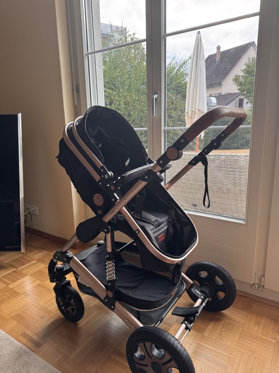 Poussette: Kinderwagen mit Babywanne  – D'occasion à Rapperswil SG par Eri_ka 4