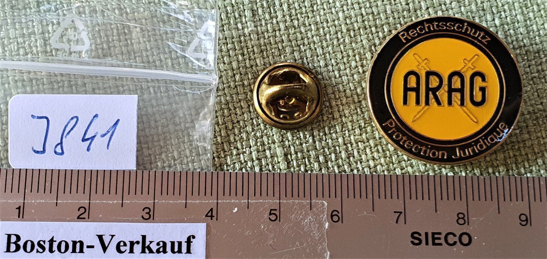 Placchette & Badge: J841 - Pin  ARAG Rechtschutz Protection – Usato da Reinach BL venduto da Boston-Verkauf 1