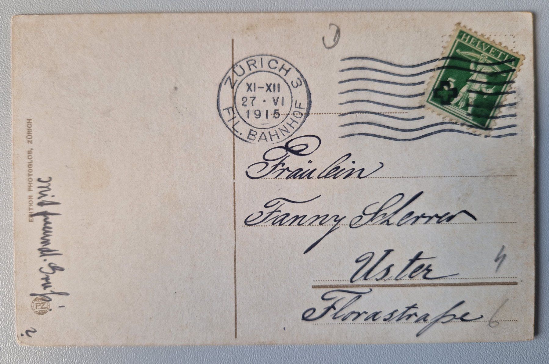 Cartoline postali: Treib, Vierwaldstättersee, 1915 – Usato da Melchnau venduto da Arthurius 1