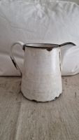 Emaille Krug alt weiss