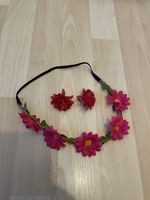 Haarschmuck Blumenkranz mit 2 Haarklipss, Sommer/Fest (51 Ze