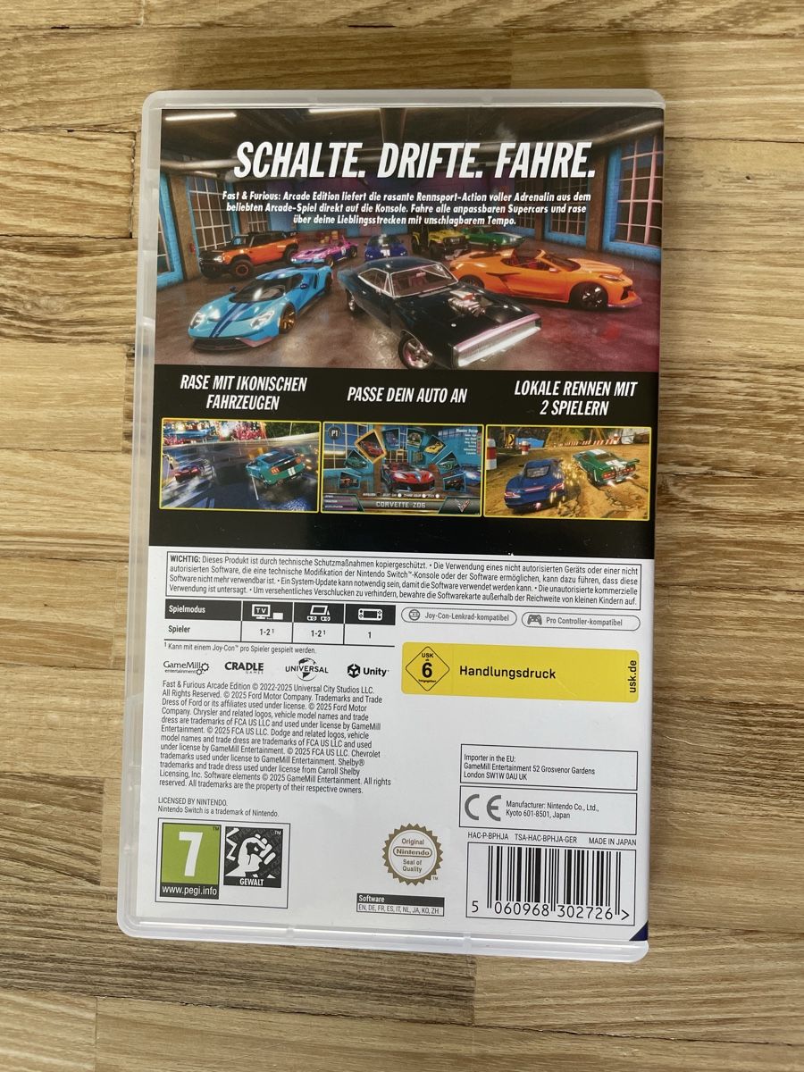 Nintendo Giochi: Fast & Furious - Arcade Edition / Nintendo Switch – Nuovo (secondo la descrizione) da Wiesendangen venduto da armandinho 1