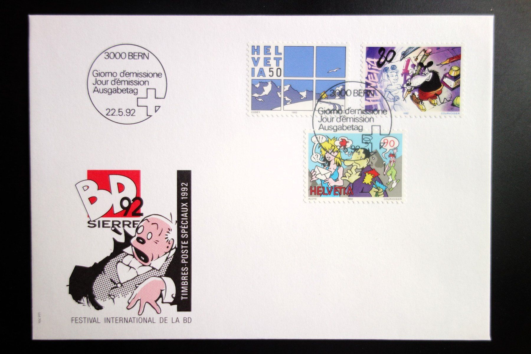 Tutti i francobolli: 1992 FDC Comics – Nuovo (secondo la descrizione) da Mettmenstetten venduto da Sutasso
