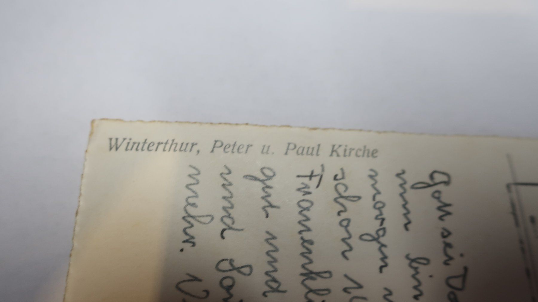 Cartoline postali: Winterthur Peter u. Paul Kirche 1948 – Usato da Cormoret venduto da Pascalll2001 5