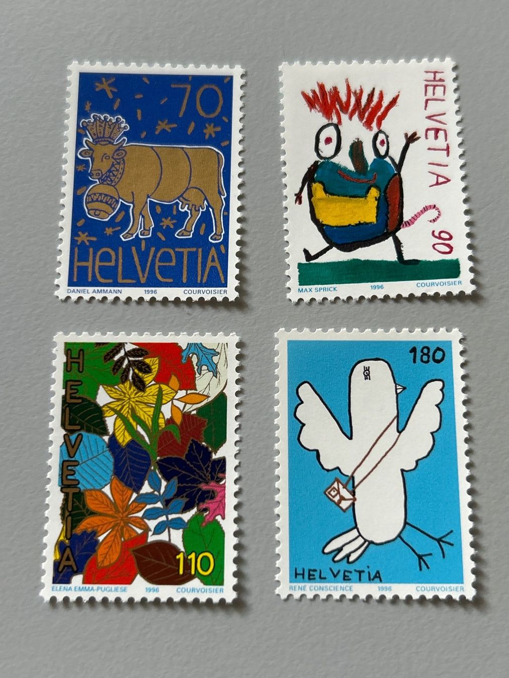 Tutti i francobolli: Briefmarke - Schweiz - Schweiz 1996 - postfrisch – Nuovo (secondo la descrizione) da Villnachern venduto da RicardoMary