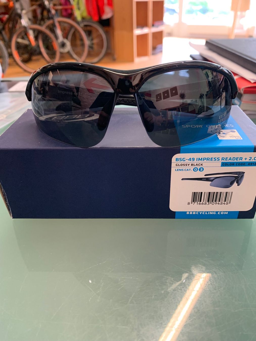 BBB Cycling Lunettes & Verres: BBB BSG-49 Impress Reader Sportbrille schwarz neu – Neuf avec emballage d'origine à Widen par chilli2hot