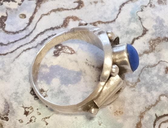 Anelli: Silberring Lapislazuli Vintage – Usato da Zürich venduto da Melody2000 4