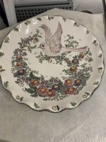 grosser Deko Teller Motiv Vogel Taube 40cm Ki6