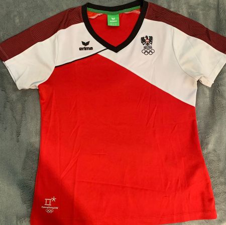 Erima Olympics T-Shirt 2018 Österreich Gr. 38
