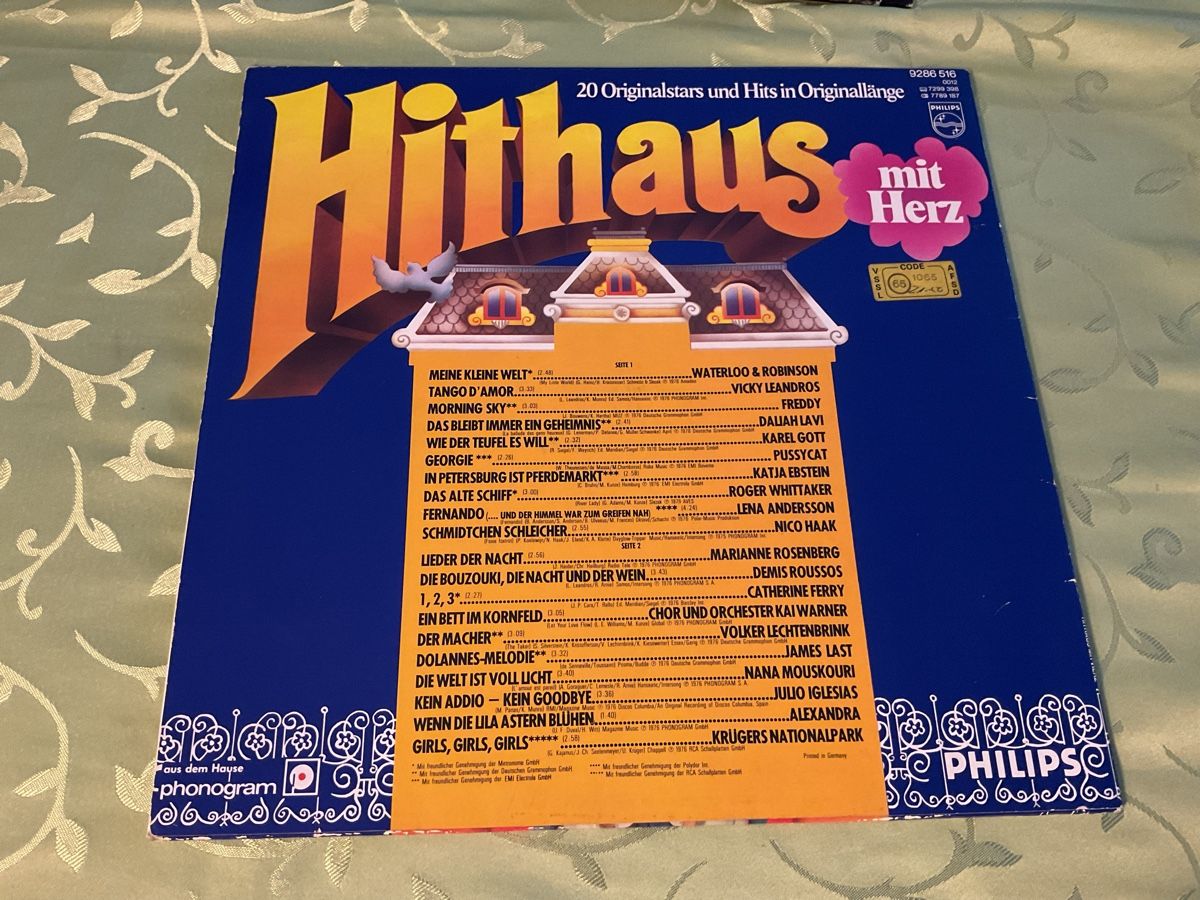 Dischi in vinile: Schallplatte Hithaus mit Herz, Originalzustand, Top! – Usato da Steinach venduto da Quarkie 1