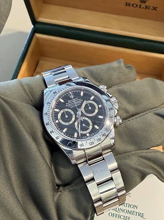 Orologi: Cosmograph Daytona Ref. 116520, slim hands  – Usato da Lugano venduto da Lugano_Time