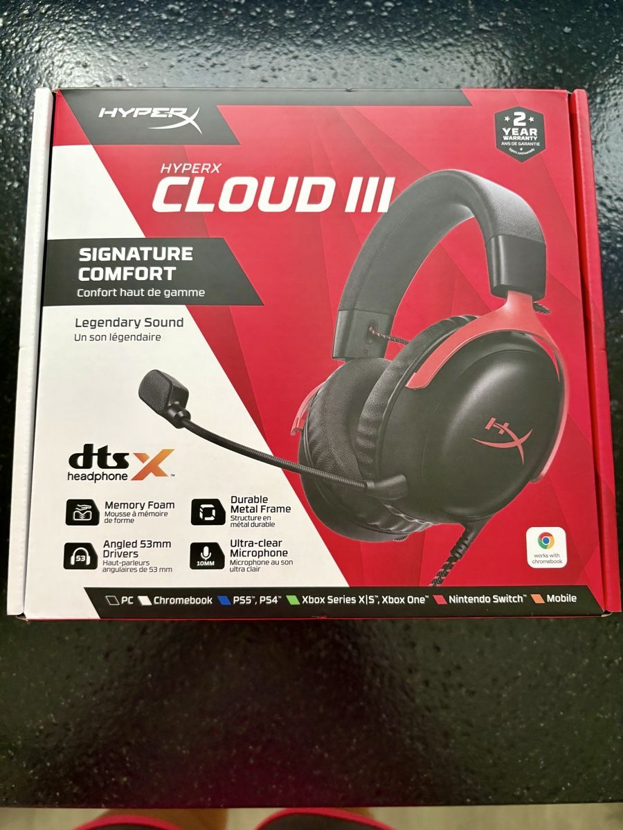 Hyperx Casques audio: HyperX Cloud III Gaming Headset neu und originalverpackt – Neuf avec emballage d'origine à Lufingen par Fluripondia