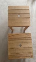 2 Hocker Holz