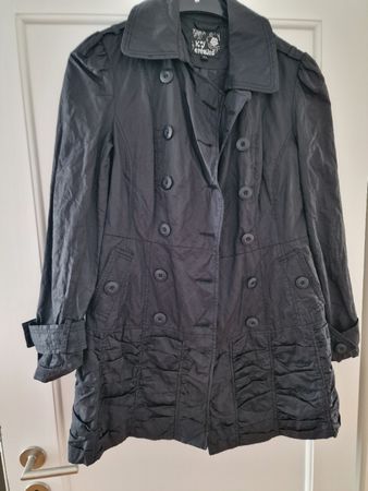 Schwarzer Übergangsmantel von KY Creation, Grösse M