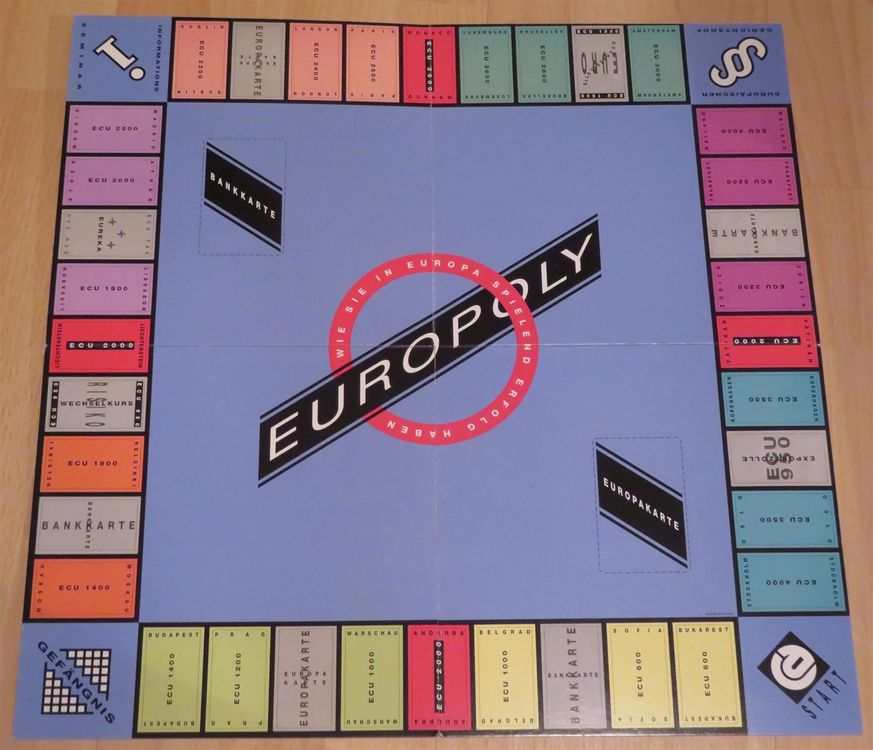 Monopoly Europoly, für 2-6 Spieler (Neu (gemäss Beschreibung)) in ...