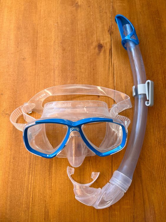 Schnorchelset Für Kinder – Mit Dry-Top Schnorchel, Maske, Flossen & Netzbeutel, Für 4–12 Jahre