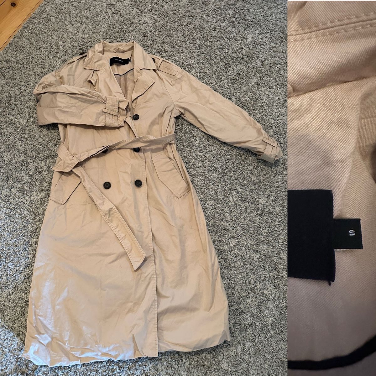 Vero Moda Cappotti: Trenchcoat beige 36 – Usato da Schaffhausen venduto da NellyE