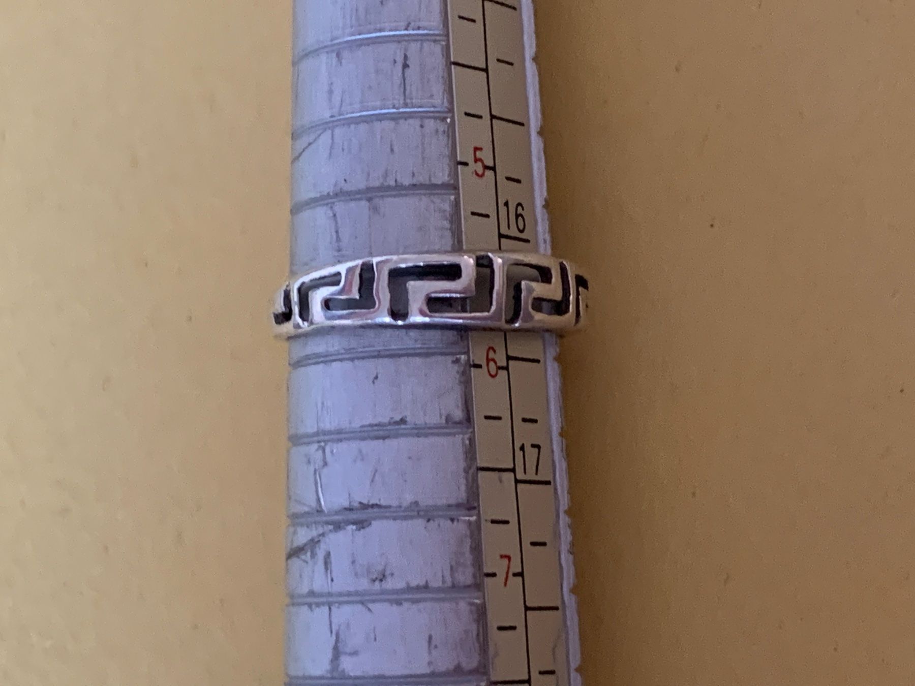 Anelli: Silberring griechisches muster (51) – Usato da Laufen venduto da belleskulptur 5